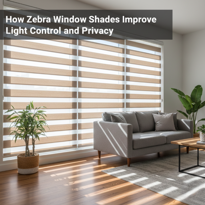 Know How Zebra Window Shades Improve Light Control and Privacy