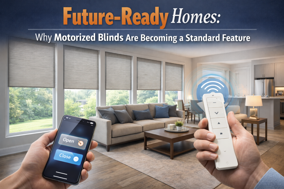 Future-Ready Homes: Why Motorized Blinds Are Becoming a Standard Feature