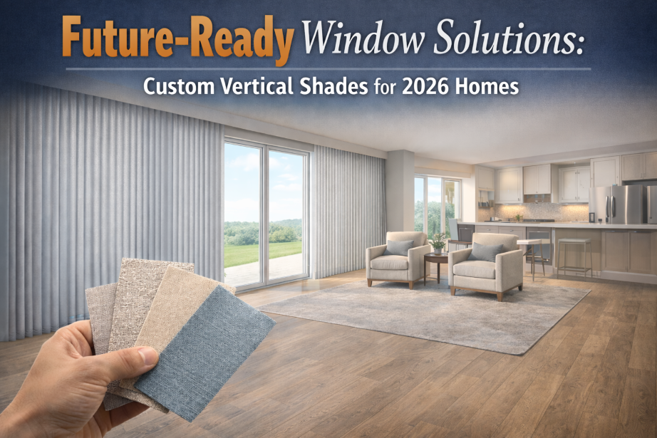 Future-Ready Window Solutions: Custom Vertical Shades for 2026 Homes
